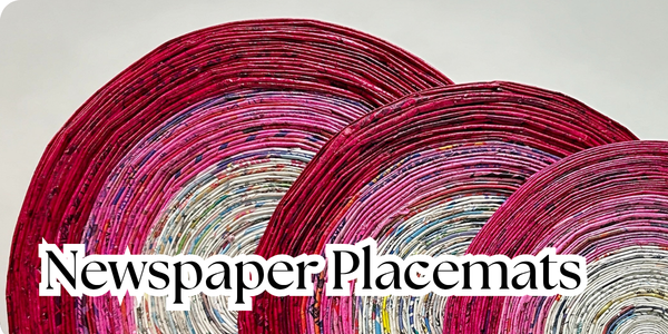 Recycled Newspaper Placemats